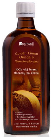 Olej Lniany Omega-3 Golden Linum